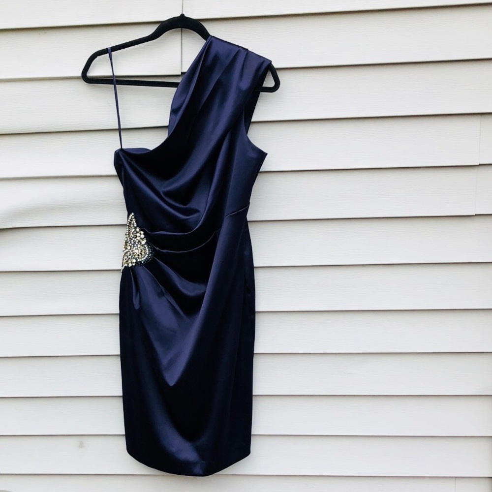 Eliza J - Navy Blue, Cocktail Dress. Nordstrom